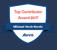 Top Contributor Award | 2017 | Michael Hersh Korein | Avvo